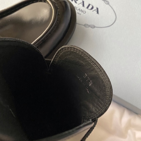 Prada - brushed leather mules - Picture 8 of 8